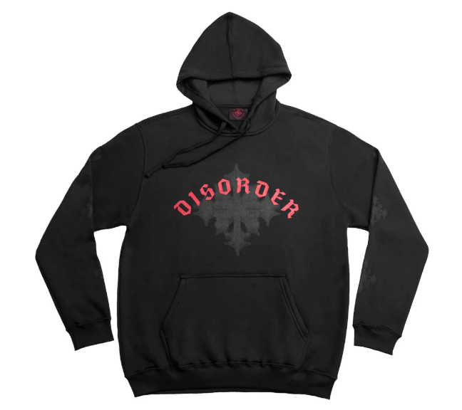 Moletom Disorder Canguru Glitch Pop - Preto